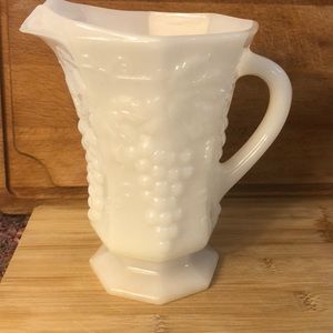 Vintage Anchor Hocking Milk Glass pitcher